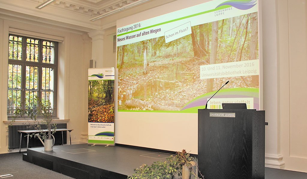 Veranstaltungsort war der Vortragssaal der Universitätsbibliothek. | Foto: Maria Vitzthum | NABU Sachsen