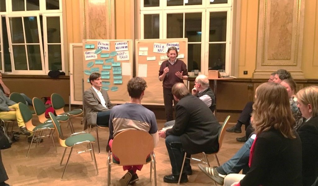 Diskussion bei den Leipziger Auengesprächen 2015. | Foto: Karin Lange